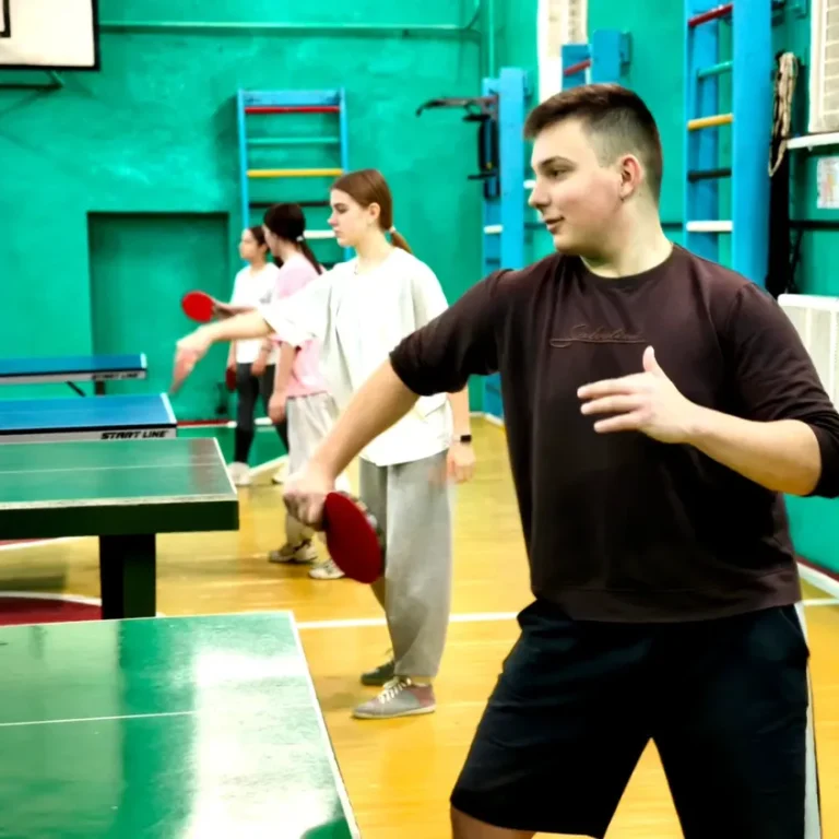 Настольный теннис объединяет наш колледж!